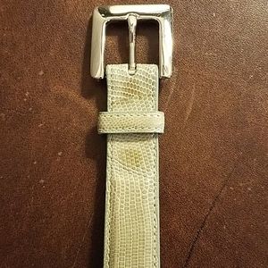 Coach "Ocean" lizard leather belt